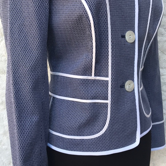 Pristine Worth Navy/White Highly Tailored Jacket 8 - Picture 5 of 8